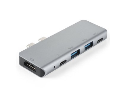 5 v 1 4k hdmi usb c lan usb 30 hub rozbocovac pro macbook a dokovaci stanice