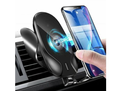 bezdratova nabijecka do auta dcharge 10w s automatickym uchycenim cerna