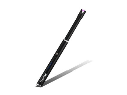 nabijeci plazmovy dlouhy zapalovac na svicky a krb v darkove krabicce cerna