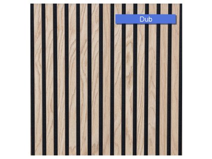 odhlucnovaci akusticky panel prirodni dub 2400 x 600 x 21mm