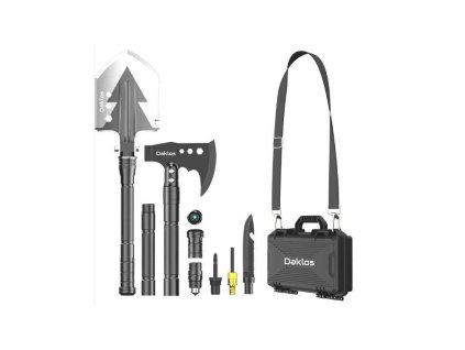 takticka vojenska lopata a sekera velociraptor y skladaci multifunkcni pro preziti do prirody v kufru