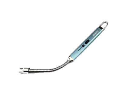 elektricky flexibilni plazmovy dlouhy nabijeci zapalovac na svicky plynovy sporak a krb modry