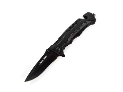 multifunkcni lovecky skladaci nuz 4 v 1 s rezakem lana a bezpecnostnich pasu hrotem pro rozbijeni skla a otvirakem lahvi