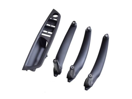 sada cernych dvernich klik madlo rukojet pro bmw x5 e70 x6 e71 e72 cerna