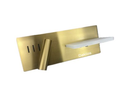 nastenne svitidlo k posteli cteci lampicka a bezdratova nabijecka zlata prava