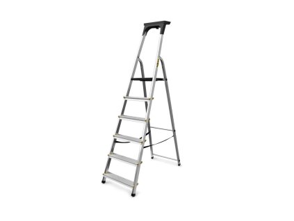 hlinikovy zebrik s polici 6 stupnu 319m max zatez 150 kg