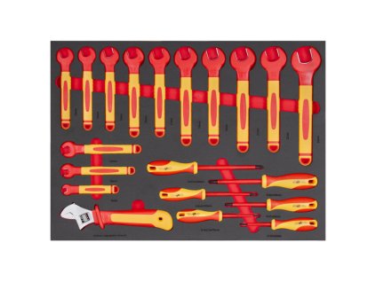 sada vde sroubovaku a klicu v penove vyplni 20 ks ah2402