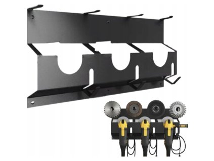 nastenny drzak na 3 brusky a 4 sady kotoucu