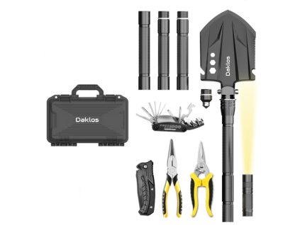 takticka vojenska lopata a sekera velociraptor w skladaci multifunkcni pro preziti do prirody v kufru