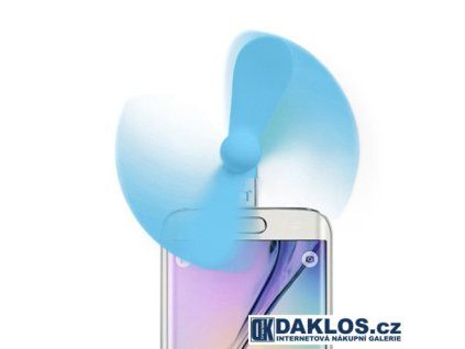 Micro USB větráček / chladič / ventilátor (Barva Černá)