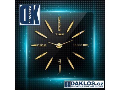 42373 nalepovaci 3d nastenne analogove hodiny