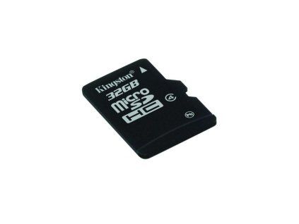 47131 kingston 32gb micro securedigital sdhc card class 4 pouze karta