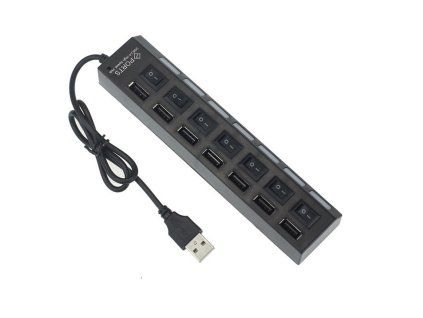 51307 7 usb hub rozbocka vypinaci