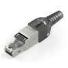 61285 beznastrojovy konektor rj45 lan cat7 pro primou montaz cerny