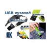 Mini USB vysavač na klávesnici - více barev (Barva Černá)