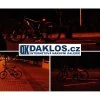 zadni cervene led svetlo na kolo