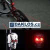 zadni cervene led svetlo na kolo