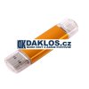 USB / Micro USB Flash disk OTG / Fleška 16 GB pro telefon i počítač (Barva Černá)