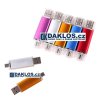 USB / Micro USB Flash disk OTG / Fleška 16 GB pro telefon i počítač (Barva Černá)