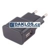 Sada USB nabíječky a datového a nabíjecího kabelu - bílá a černá (Barva Černá)