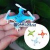 Mini RC Dron Kvadrokoptéra na dálkové ovládání (Barva Modrá)
