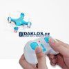 Mini RC Dron Kvadrokoptéra na dálkové ovládání (Barva Modrá)
