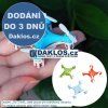 Mini RC Dron Kvadrokoptéra na dálkové ovládání (Barva Modrá)