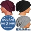 Pletená unisex zimní čepice (Barva Černá)