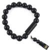 Exkluzivní nabíjecí kabel pro iPhone - Lightning náramek (Barva Černá)