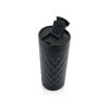 geometricky termohrnek 350 ml loooqs cerny
