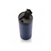geometricky termohrnek 350 ml loooqs modry