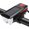 solarni led predni bile svetlo zvonek na kolo a kolobezku