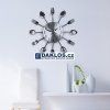 41761 7 nalepovaci 3d nastenne analogove hodiny