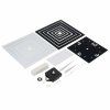 41767 6 nalepovaci 3d nastenne analogove hodiny