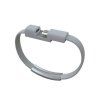 Chytrý náramek s micro USB a USB - data kabel - různé barvy (Barva Modrá)