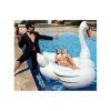 44458 2 cerna obrovska nafukovaci labut 190 cm