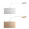 Redukce HUB / OTG pro USB-C USB 3 .1 s micro USB SD Micro SD (Barva Stříbrná)