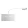 Redukce HUB / OTG pro USB-C USB 3 .1 s micro USB SD Micro SD (Barva Stříbrná)