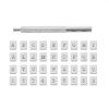 46942 36 ks kovove raznice do kuze 6mm pismena cislice