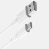 ROCK 1m Datová a Nabíjecí kabel USB USB-C (Barva Bílá)