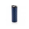 47428 geometricky termohrnek 350 ml loooqs modry