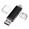 Micro USB Flash disk OTG 64 GB pro telefon i počítač (Barva Stříbrná)