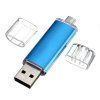 Micro USB Flash disk OTG 64 GB pro telefon i počítač (Barva Stříbrná)