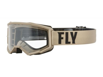 BRÝLE FOCUS, FLY RACING - USA (ZELENÁ/HNĚDÁ)