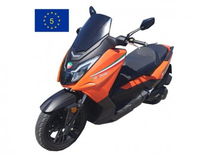 NEW MAXIMUS II - 125 CCM - ORANŽOVÁ/ČERNÁ - EURO 5