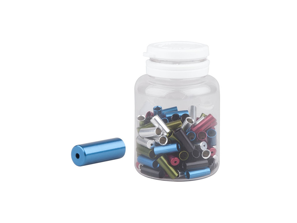 Koncovka bowdenu PRO-T Plus 4mm Color dural CNC zatěsněná (láhev 100ks)