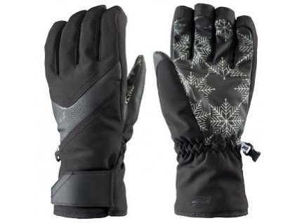 Dámské lyžařské rukavice Zanier Gerlitzen.zx - black