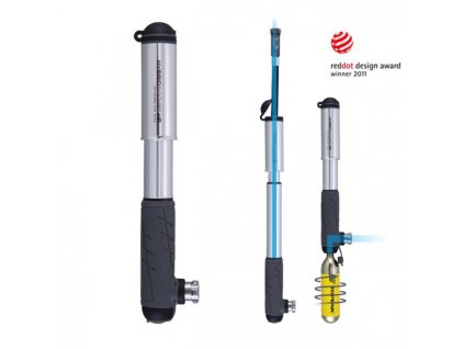 TOPEAK pumpa HYBRID ROCKET HP stříbná