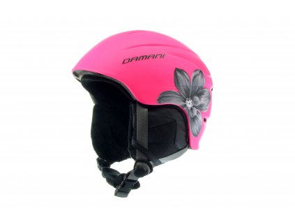 Dětská lyžařská helma Damani - Skier C02 - růžová