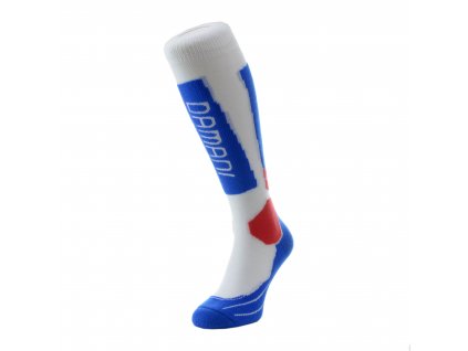 Ponožky Damani Race SA02 - bílo/modro/červená